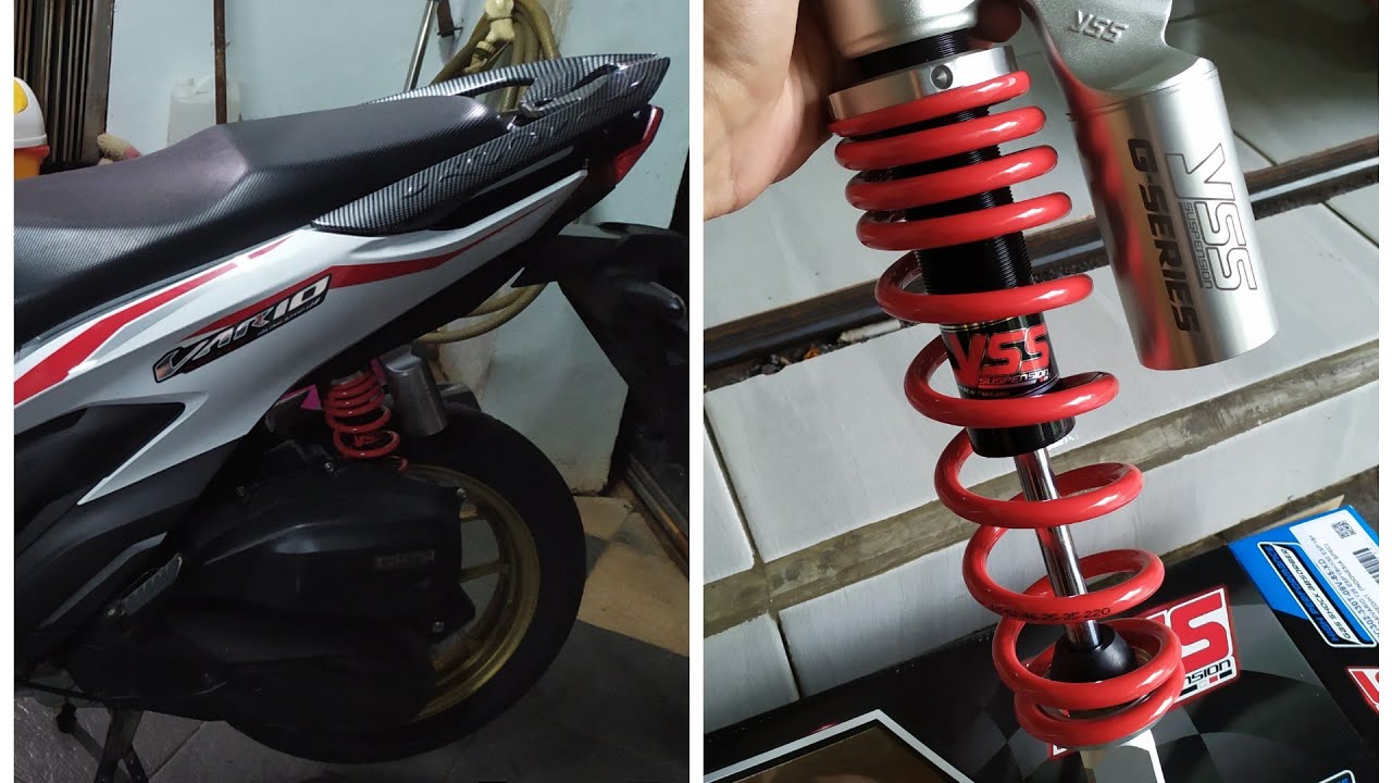 Masang shock yss g series di motor Honda Vario 125