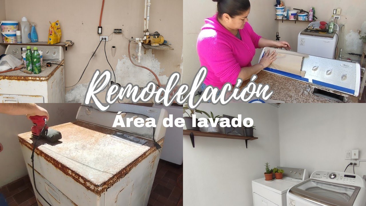 Transformaci&oacute;n a mi lavander&iacute;a | Gran cambio | Parte 1 #hogar #infonavit #decoracion