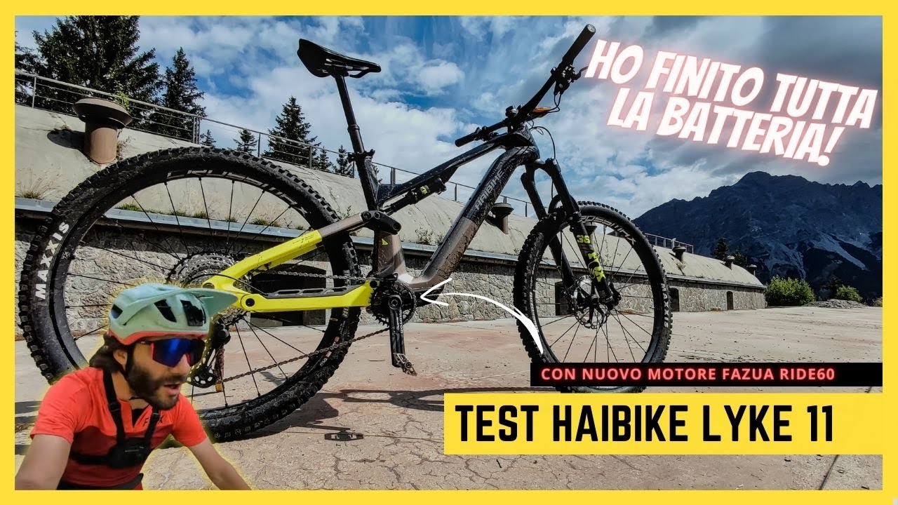 TEST HAIBIKE LYKE 11: BATTERIA DA  SOLI 430 WH, MA ABBIAMO FATTO QUASI 2000 METRI DI DISLIVELLO!