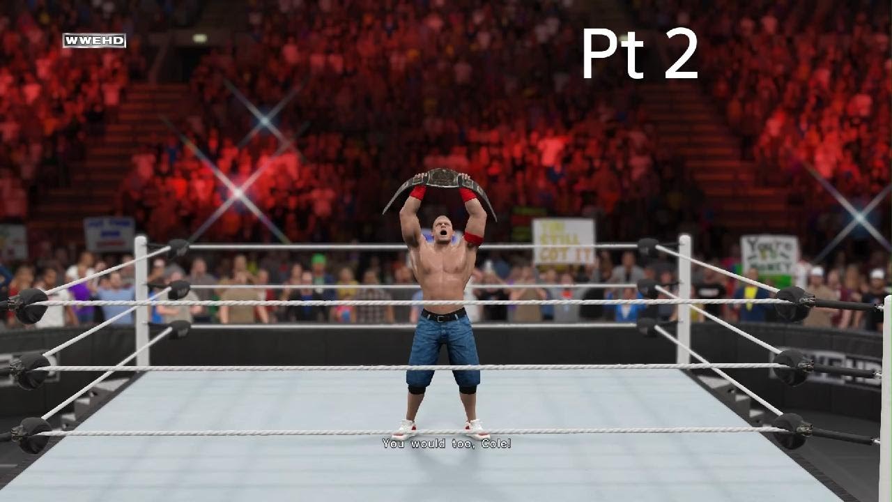 WWE 2K15 | John cena is a 10 time champ!