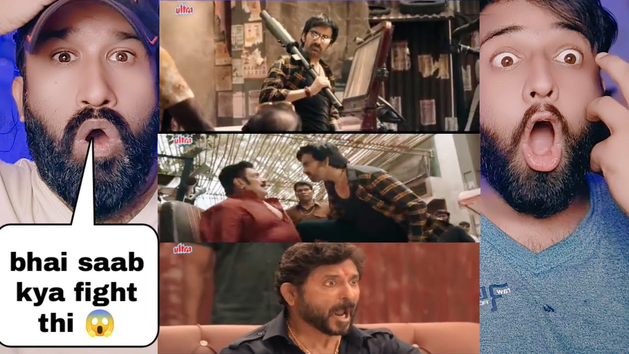 Ravi Teja Best Action Fight Scene | Pakistani Reaction |