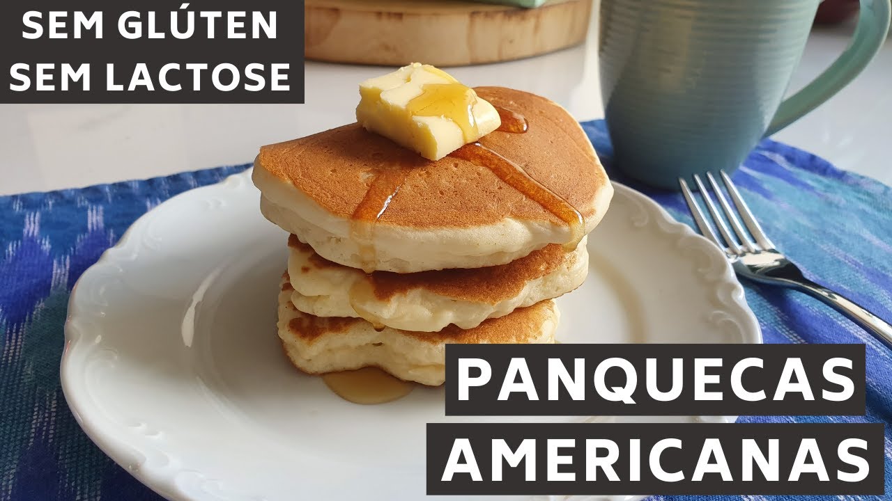 Panquecas Americanas Sem Glúten e Sem Lactose