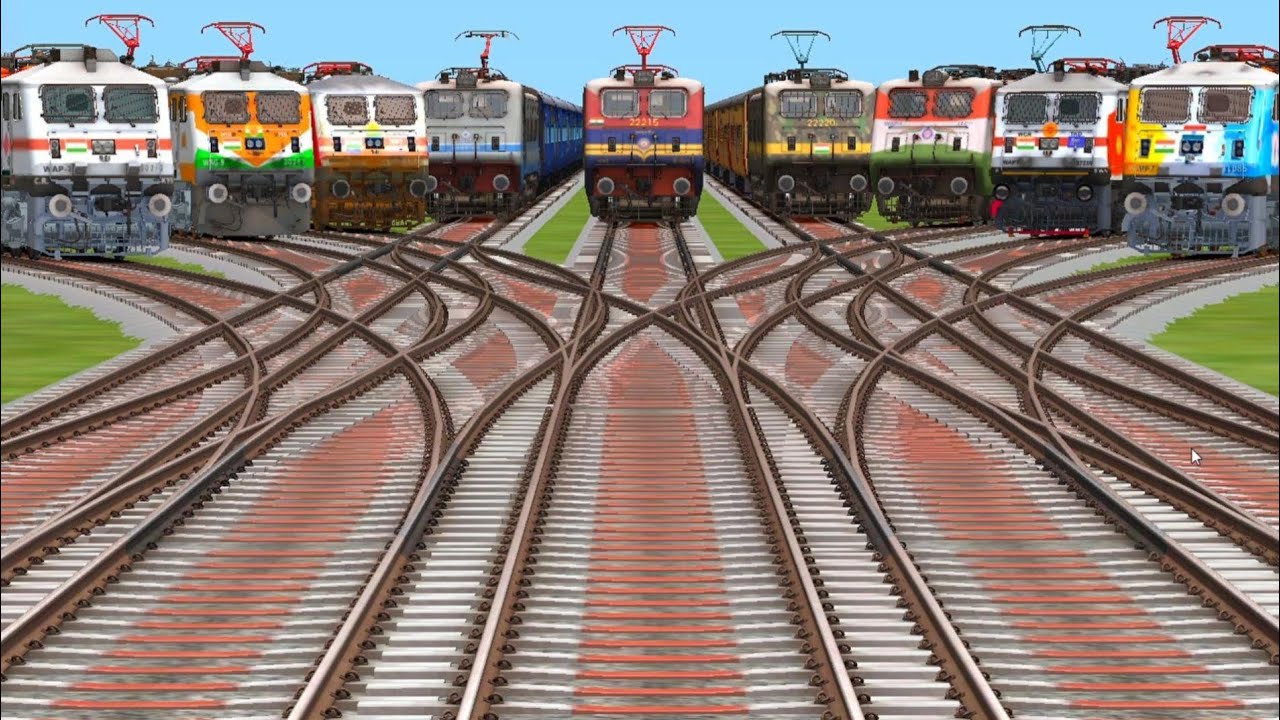 All Rail station platforms stop in stations running local trains very slowly overloaded journal 