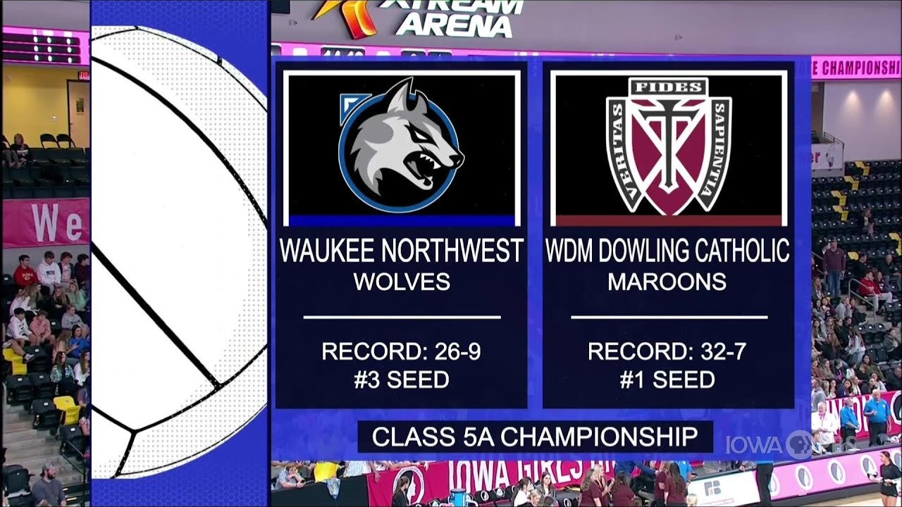 Class 5A - Dowling Catholic Maroons vs. Waukee Northwest Wolves