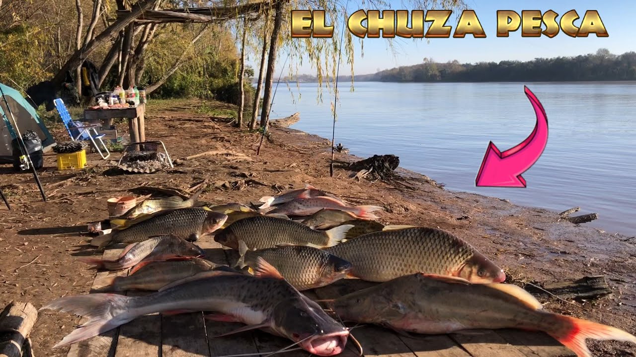 ASI ARRANCAMOS EL INVIERNO / PESCA, ACAMPE Y COCINA EN LA ISLA...