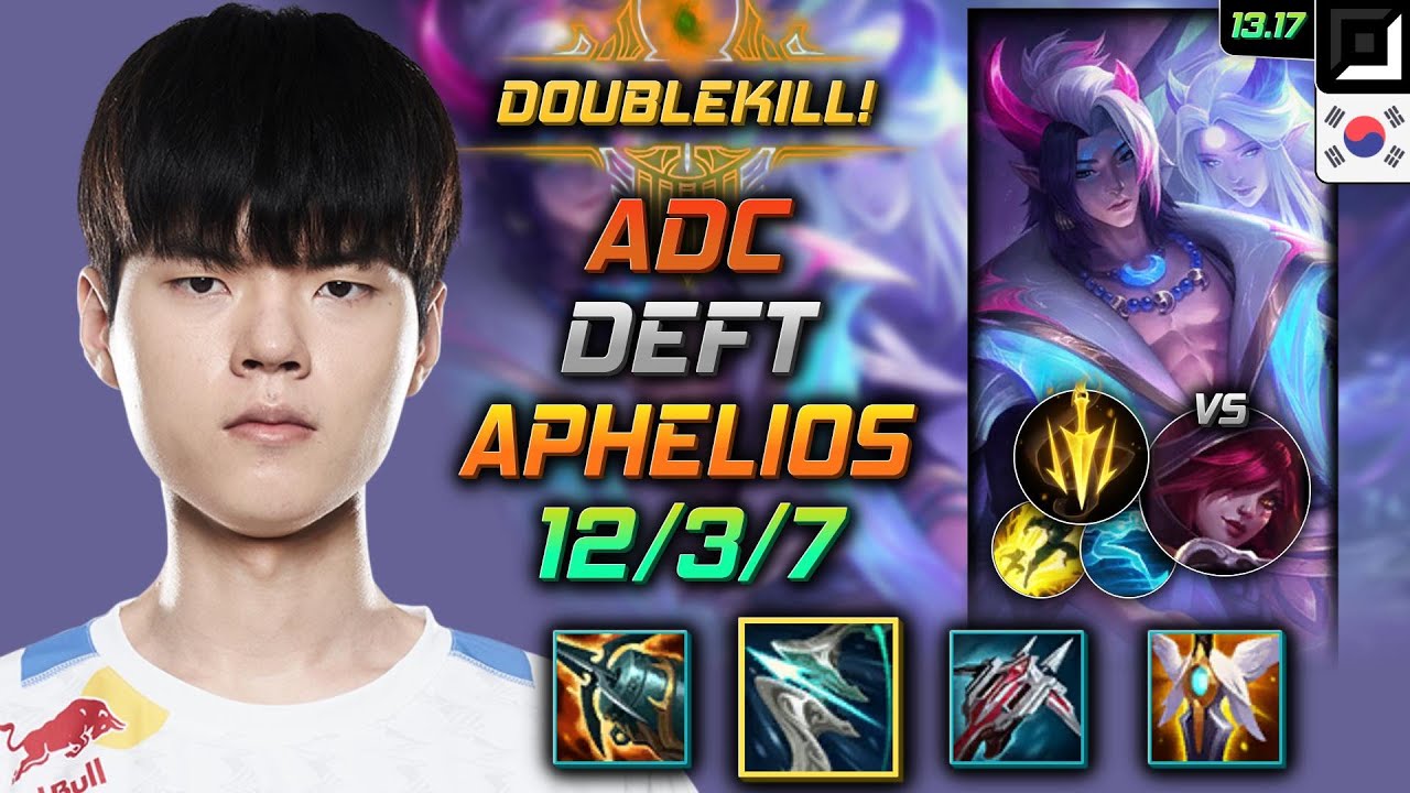 Aphelios Adc Build Deft Galeforce Lethal Tempo - LOL KR GrandMaster Patch 13.17
