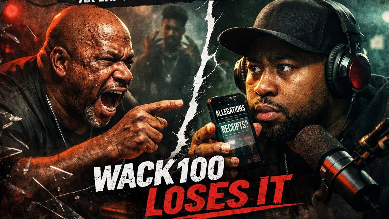 WACK100 CRASHES OUT ON DJ AKADEMIKS FOR EXPOSING HIM EXTORTING BLUEFACE 