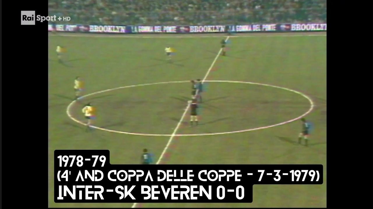 1978-79 (4' And Coppa delle Coppe - 07-03-1979) INTER-SK Beveren 0-0 RaiSport+HD [2°Tempo]