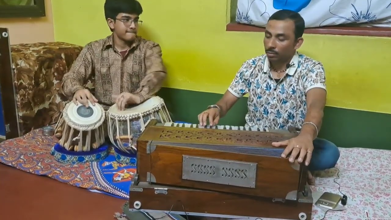 COLOUR OF RAGA KIRWANI..1979..SD HARMONIUM FUSION.. with me on Tabla Swayam Banerjee...