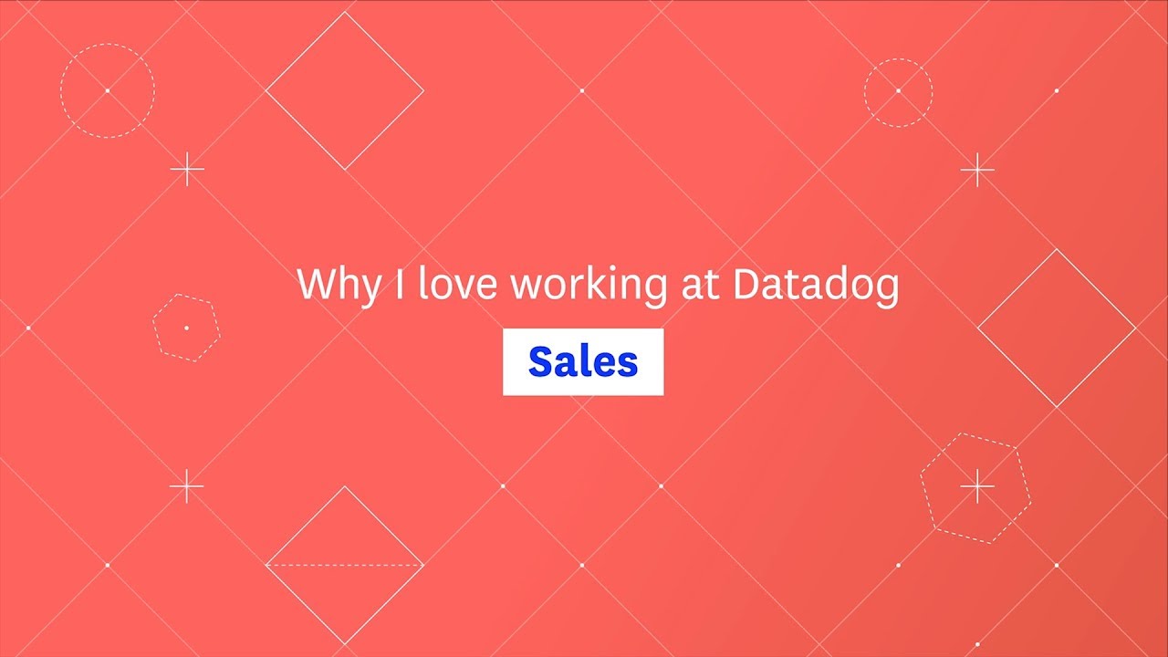 Why I love working in sales at Datadog