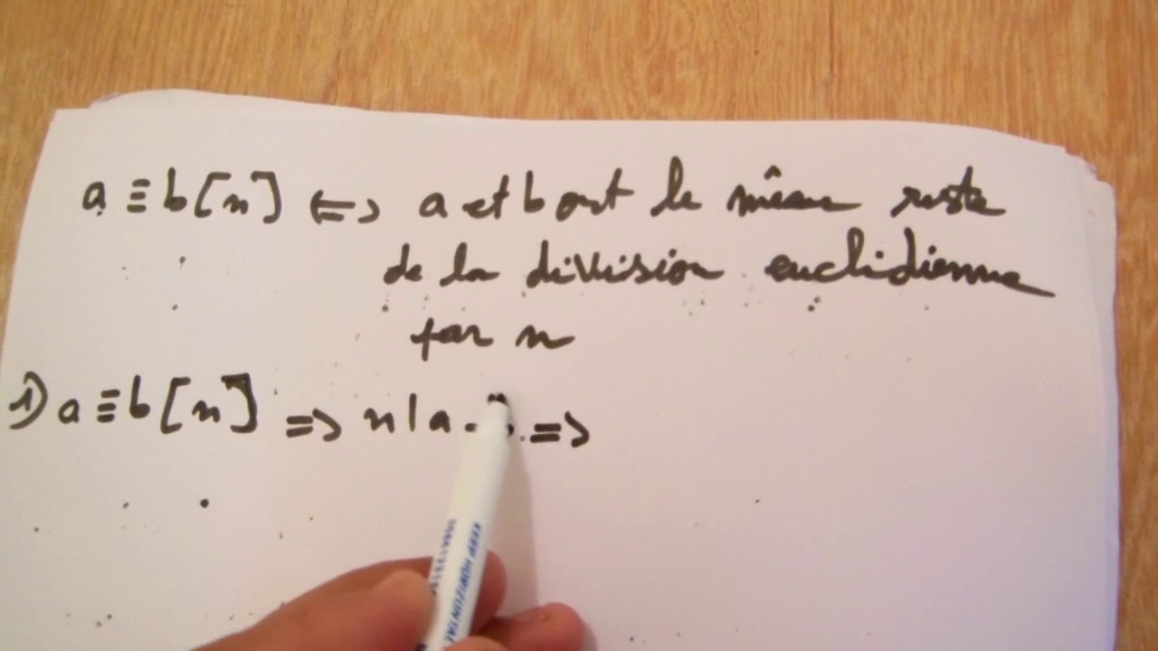arithmétique dans Z: congruences