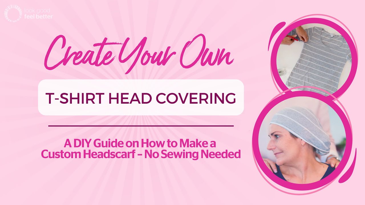 Easy DIY No-Sew Headwrap Using Just a T-Shirt!