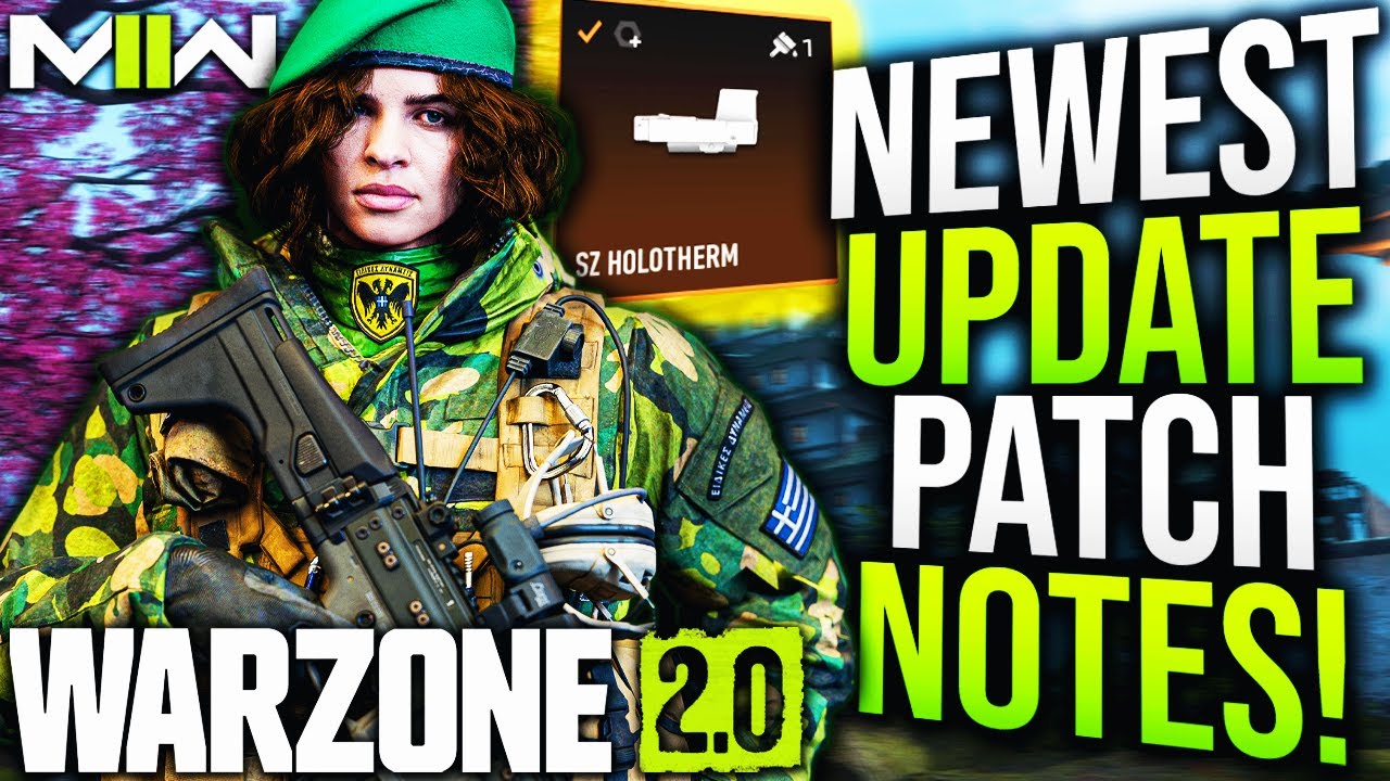 WARZONE 2: New SURPRISE UPDATE PATCH NOTES! META Attachments NERFED! (MW2 New Update)
