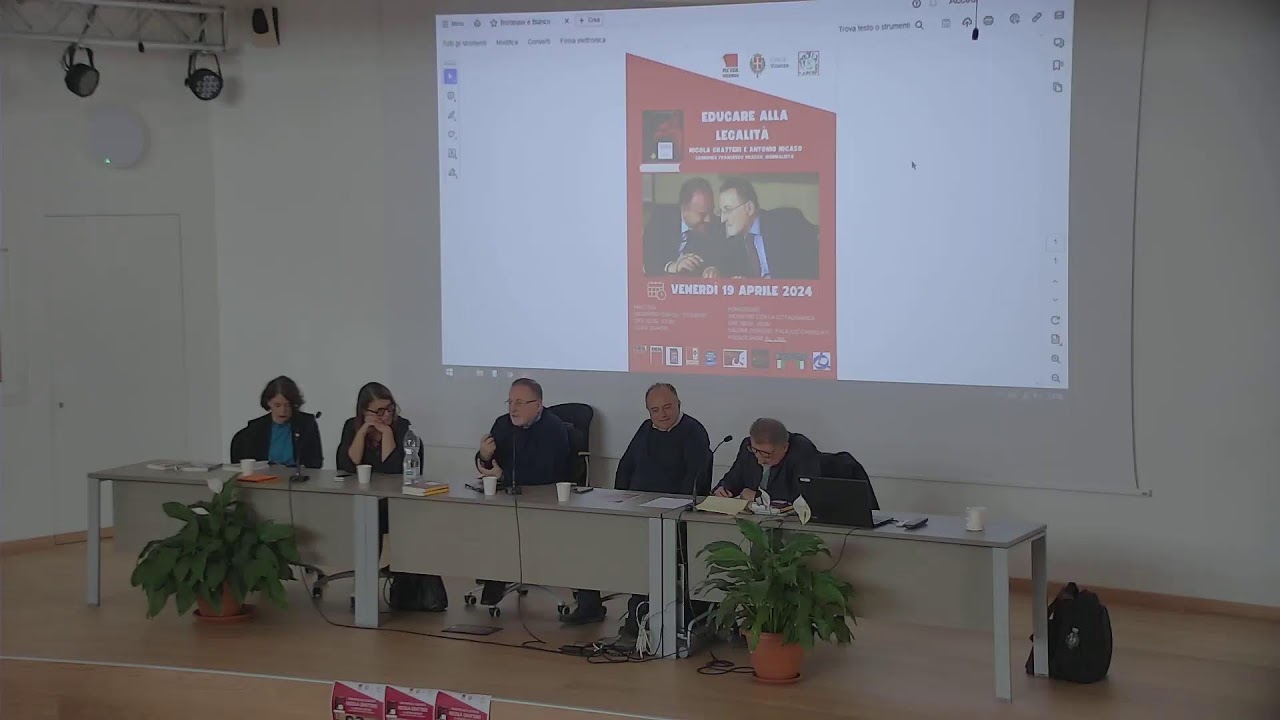 EDUCARE ALLA LEGALITÀ - Incontro con il Procuratore della Repubblica Dr. Nicola Gratteri e A. Nicaso
