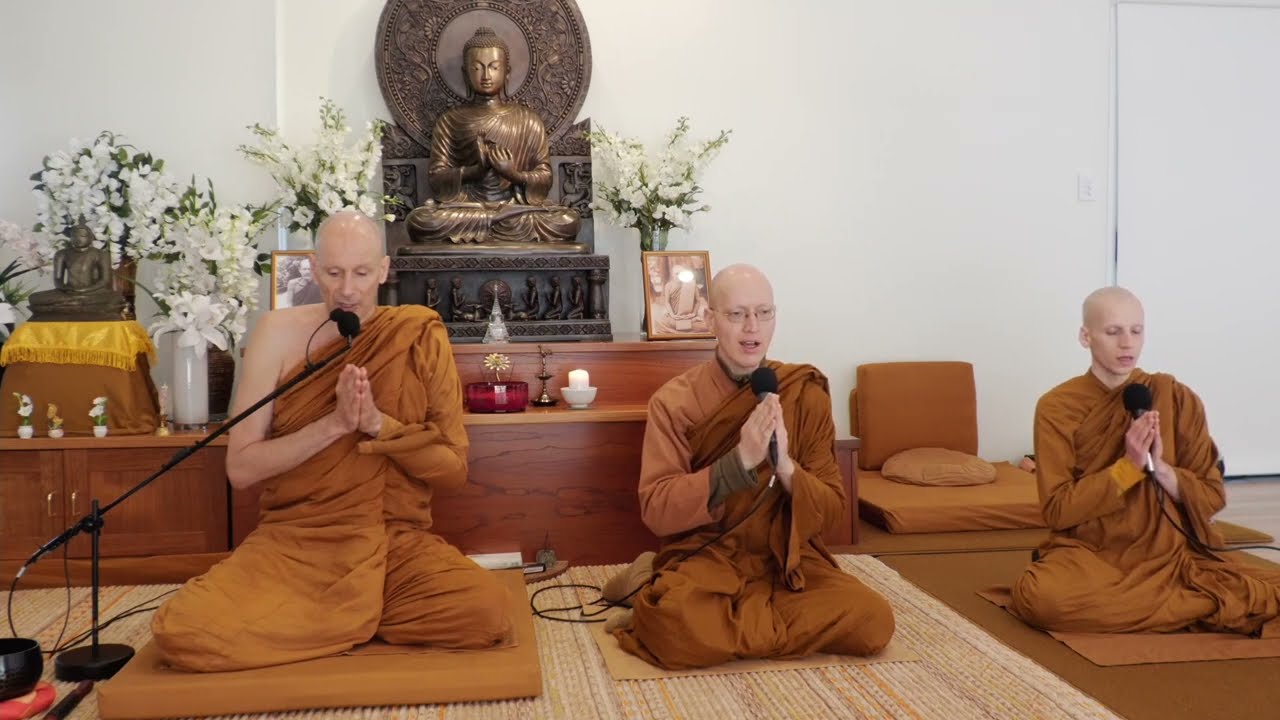 Buddhist Blessing Chanted at Dhammagiri Forest Hermitage | Ajahn Dhammasiha #chanting