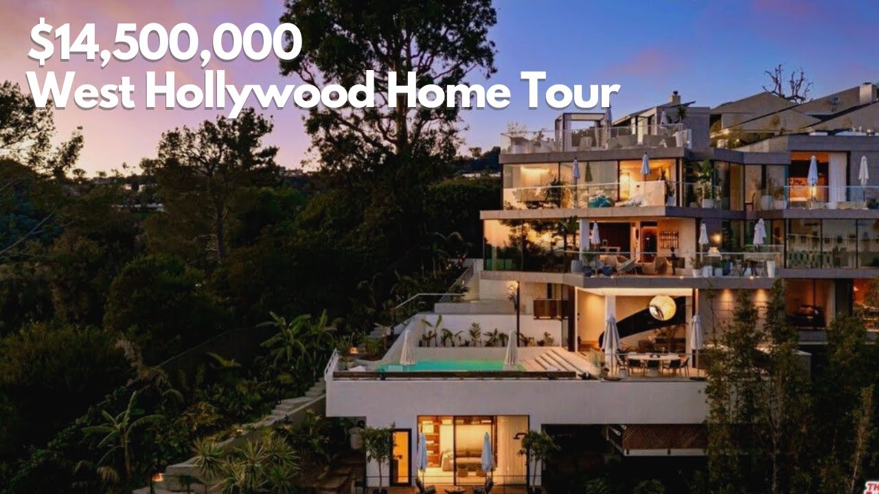 Inside a Cleverly Designed  $14.5M West Hollywood Luxury Home