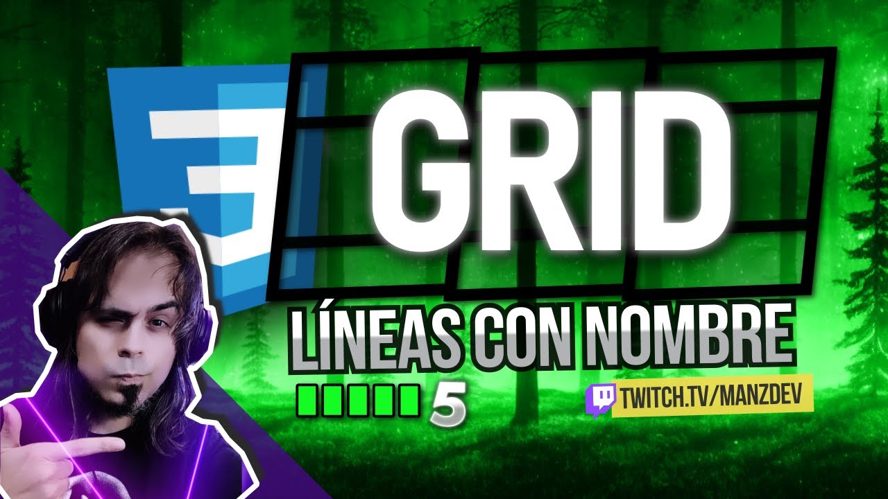 Grid CSS: Líneas con nombre