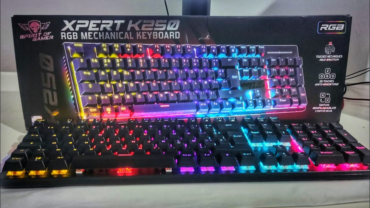 Unboxing My New Keyboard: Spirit Of Gamer Xpert K250 RGB