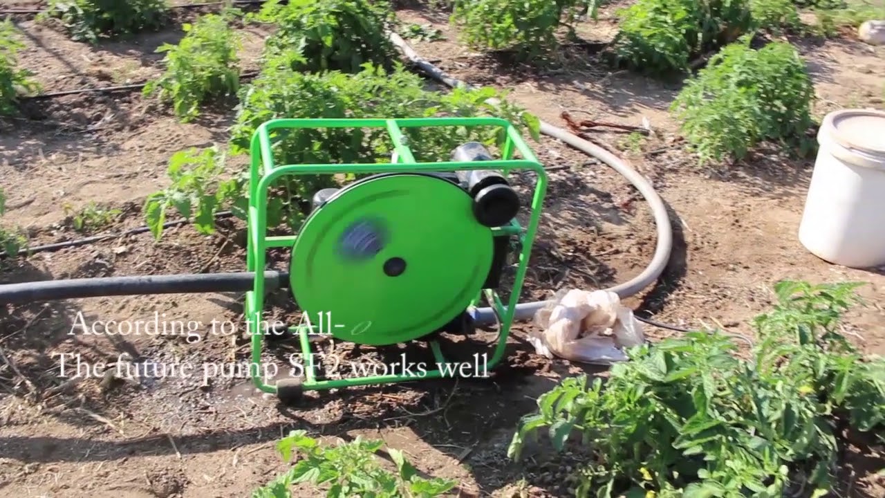 A4labs Farmers using the sunflower pump (Zimbabwe Lab)