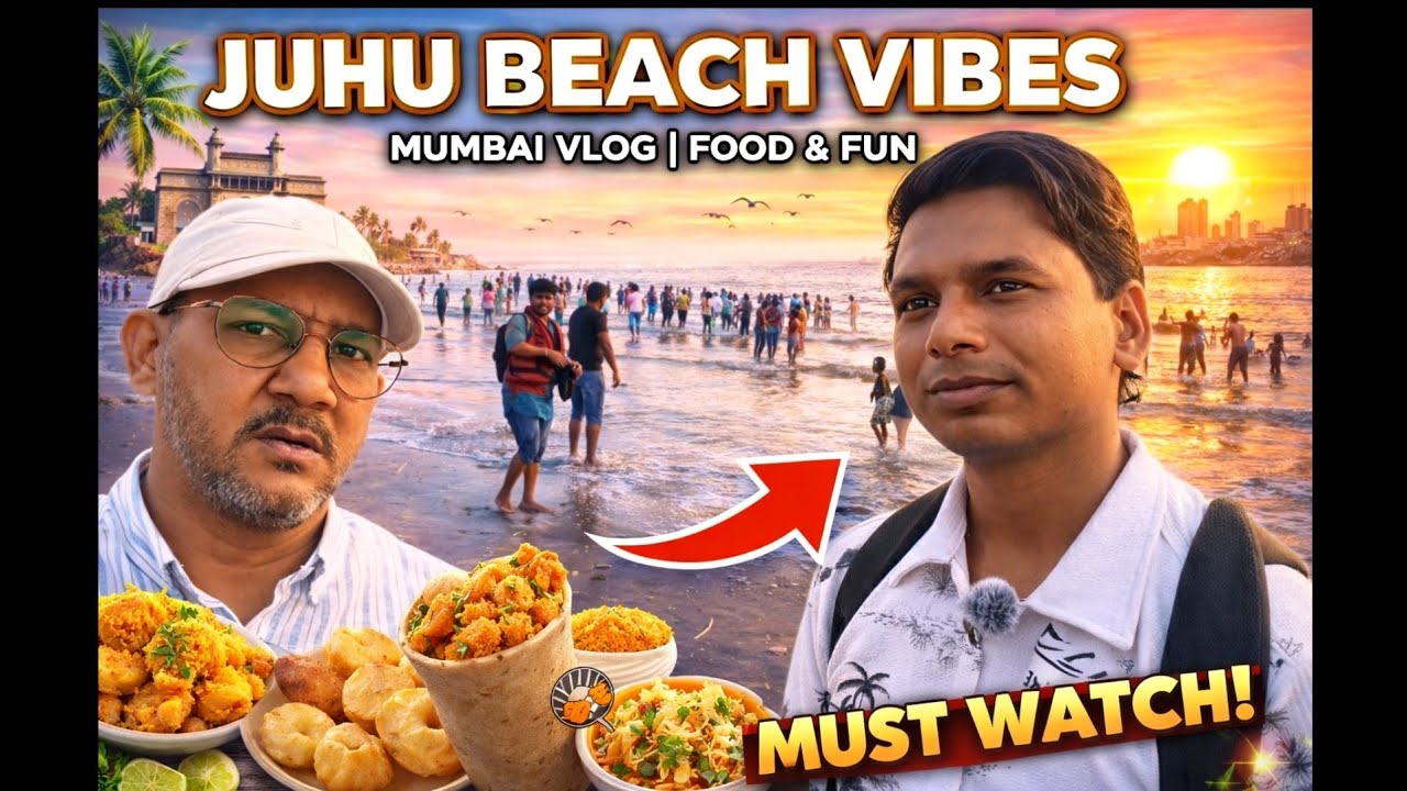 Juhu Beach Reality 😲 | Mumbai Beach Vlog | Public Reactions #jatinraajvlogs #vlog #vlogger  #juhu 