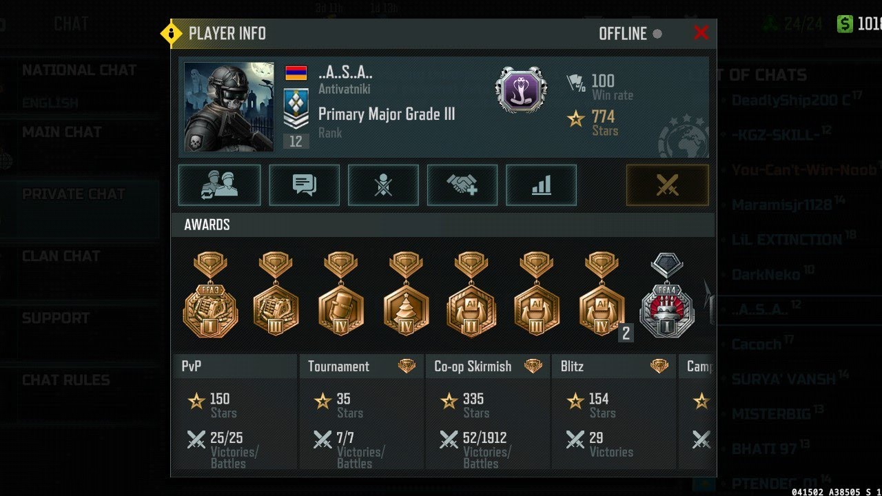 ROYAL ZINGER + DarkNeko vs NEMESIS + ..A..S..A | pvp| 2v2 | Art of war 3 