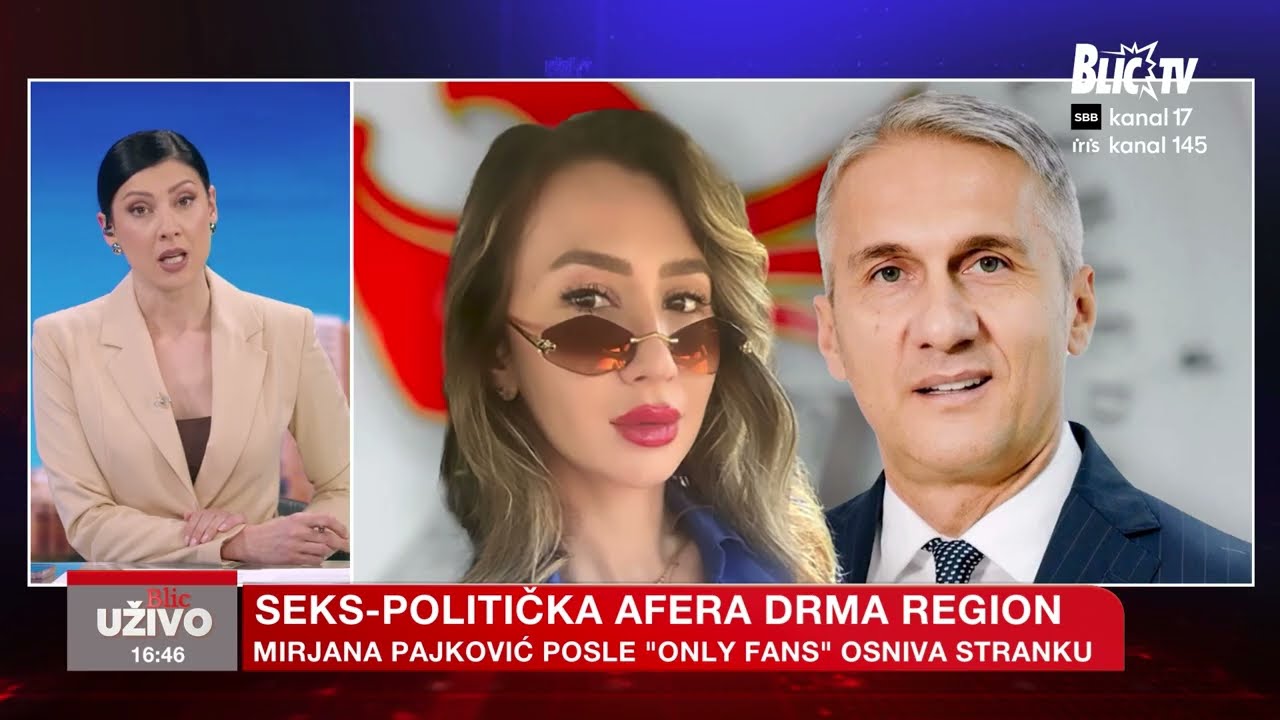 SEKS - POLITIČKA AFERA DRMA REGION Mirjana Pajković posle 