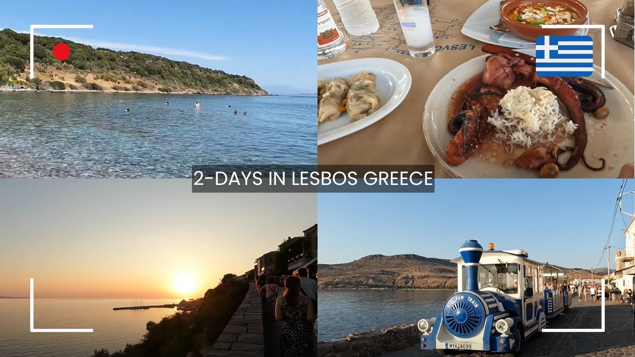 Silent Journey in Lesbos – Petra & Mythimina & Tsonia 4K Relaxing Vlog
