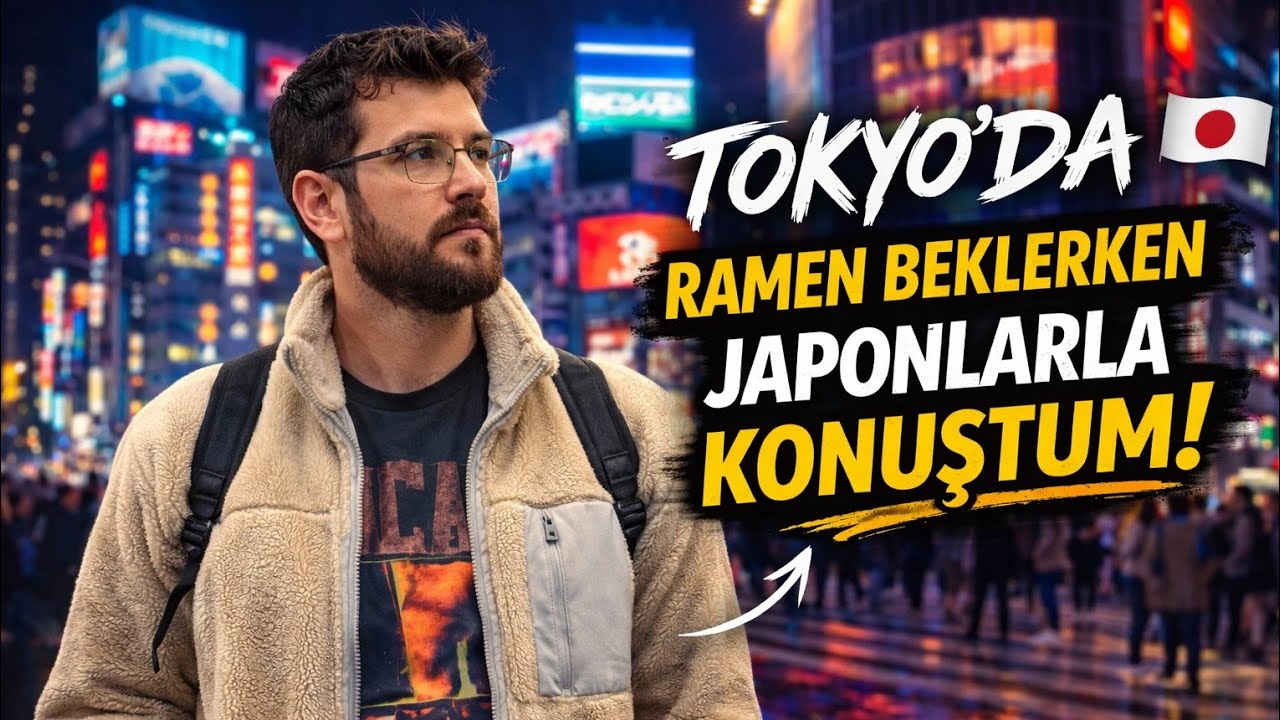 Tokyo’da Japonlarla Konuşmaya Çalıştım 🇯🇵 Ramen Beklerken Olanlar…
