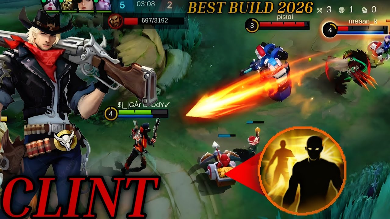 Clint One Shot Build 😱 | Best Meta MM Right Now | Mobile Legends
