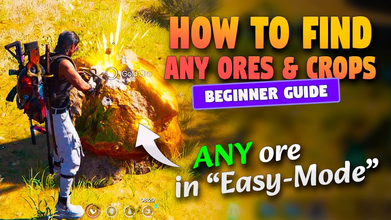 How to find ANY Ores or Crops in Once Human (including Gold / Silver / Stardust) | ONCE HUMAN