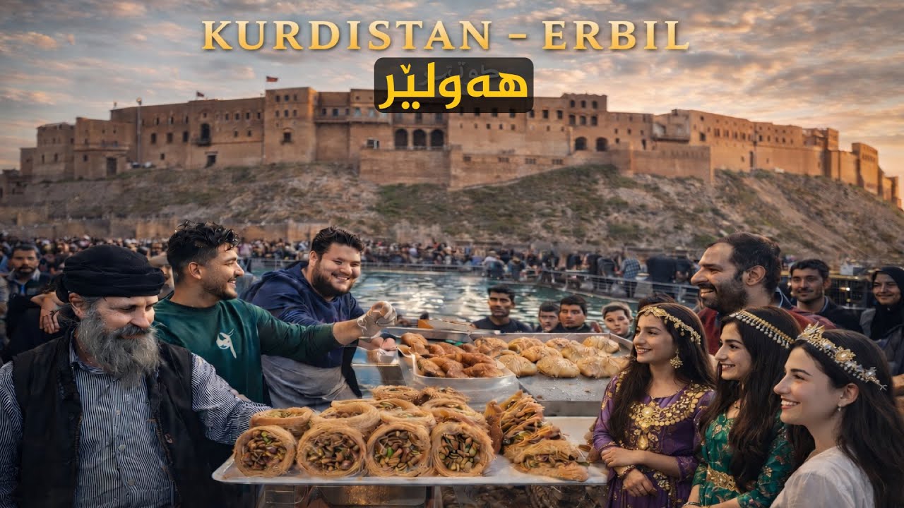 Exploring Erbil Grand Bazaar | Walking Tour ERBIL CITADEL هەولێر