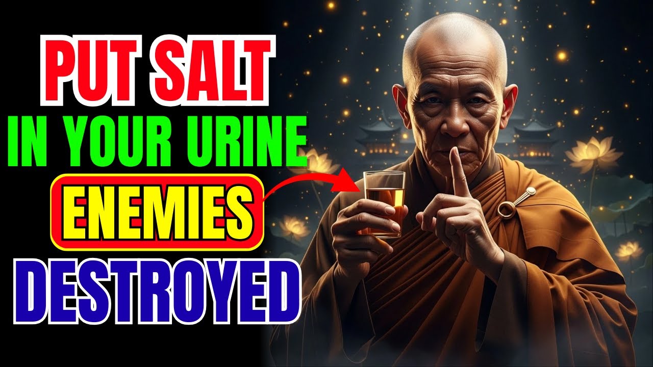 Добавьте соль в мочу, чтобы избавиться от врагов (без конфронтации) | Буддизм