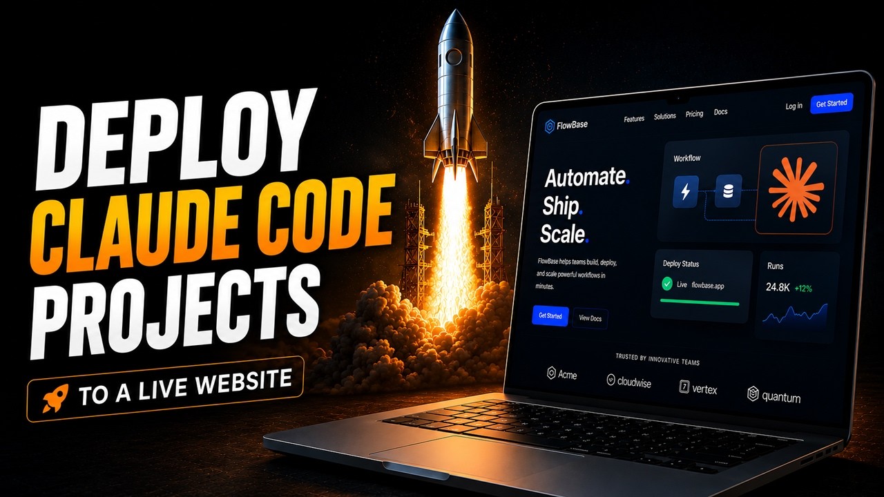 Deploy Claude Code Projects to a Live Website