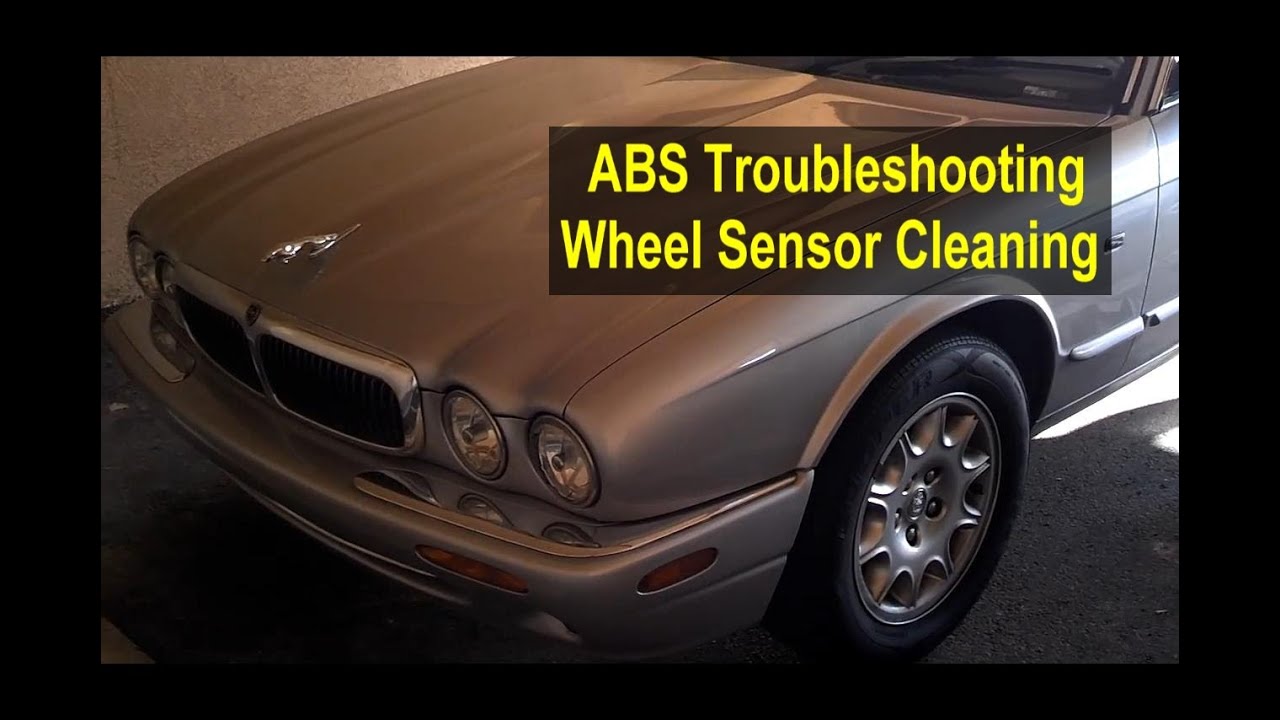 ABS light diagnostic, repair, wheel sensor cleaning on Jaguar XJ8 and other cars. - VOTD