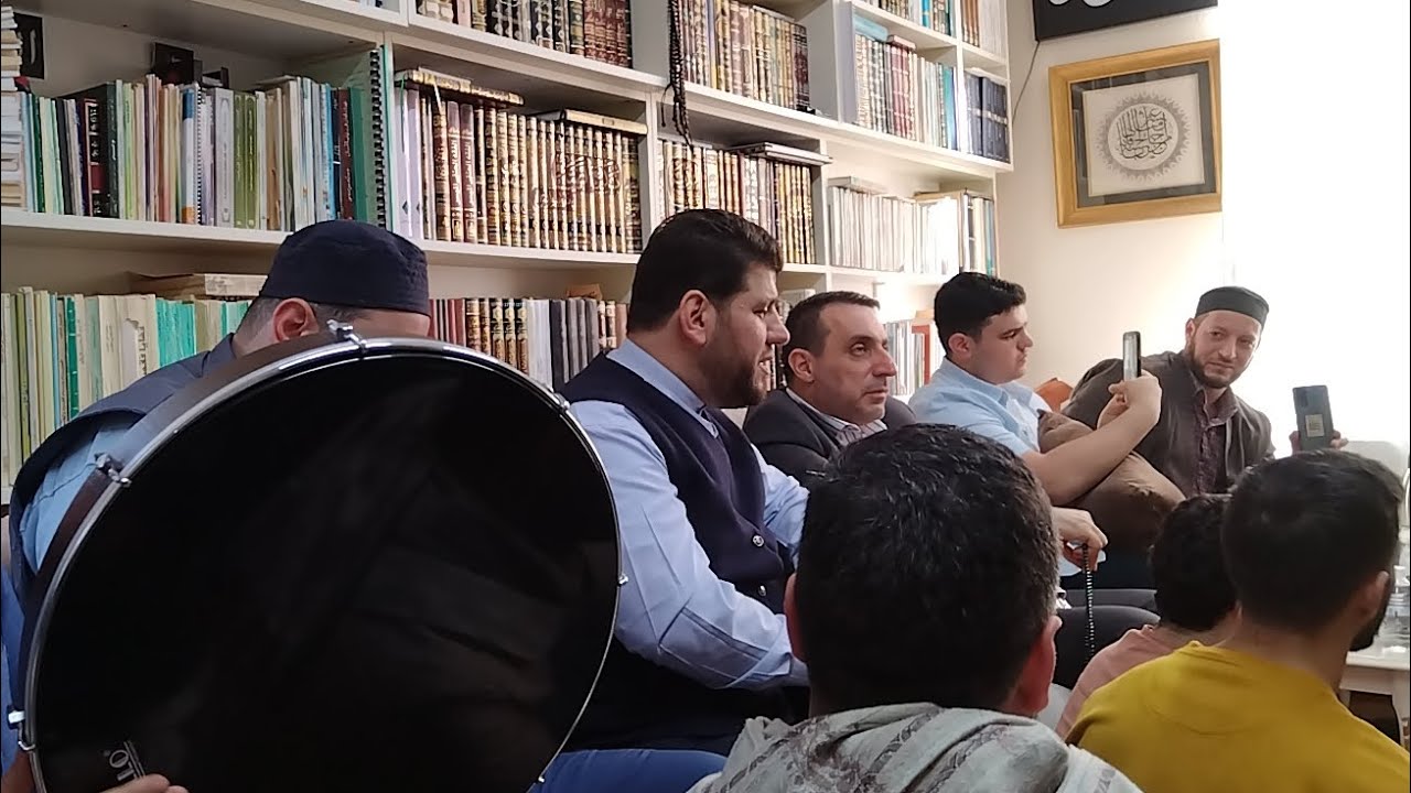 انشاد المعتصم بالله العسلي عند الشيخ محمد موفق مرابع مع حضور الشيخ هيثم ابراهيم الرغبان الجزء 2