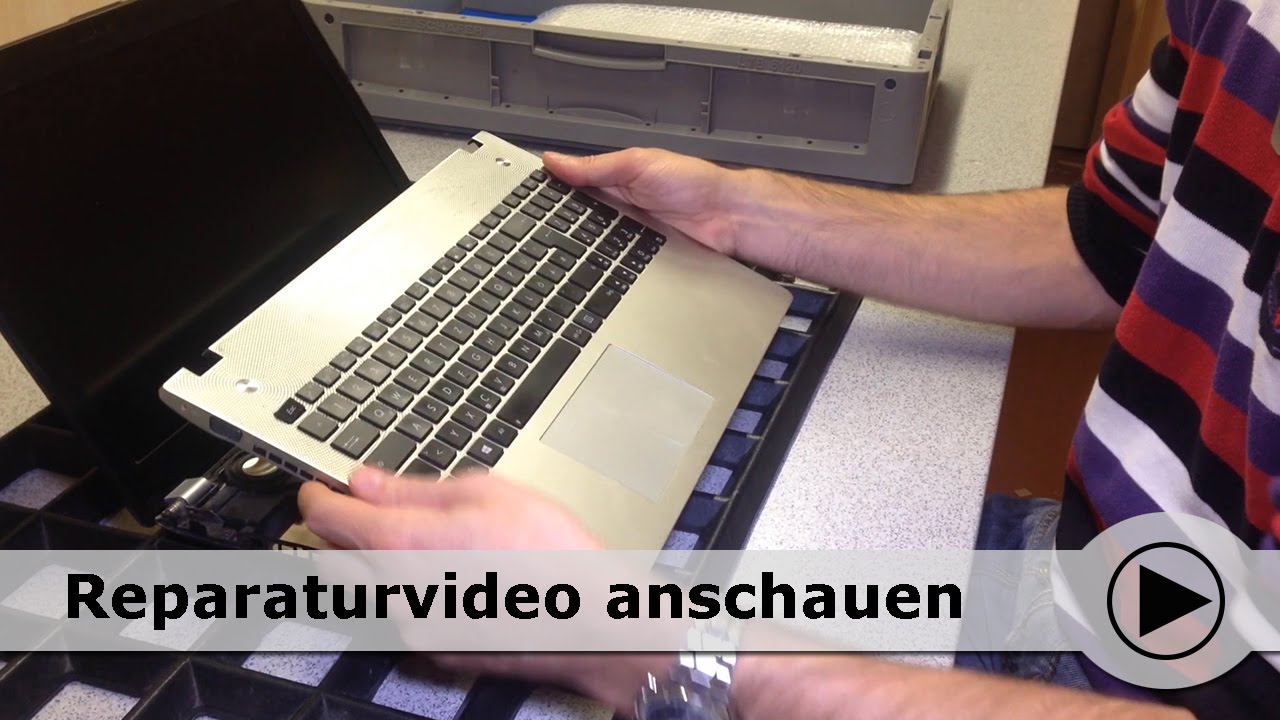 Tastatur und Topcover Tausch an der ASUS N56 und N76 Serie (N56VZ / N76VZ))