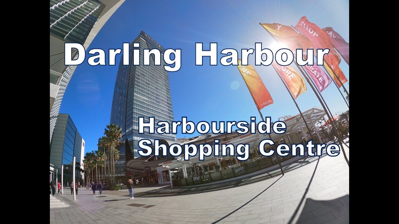 Walk from Convention Centre light rail station to Darling Harbour & Harbourside Shopping