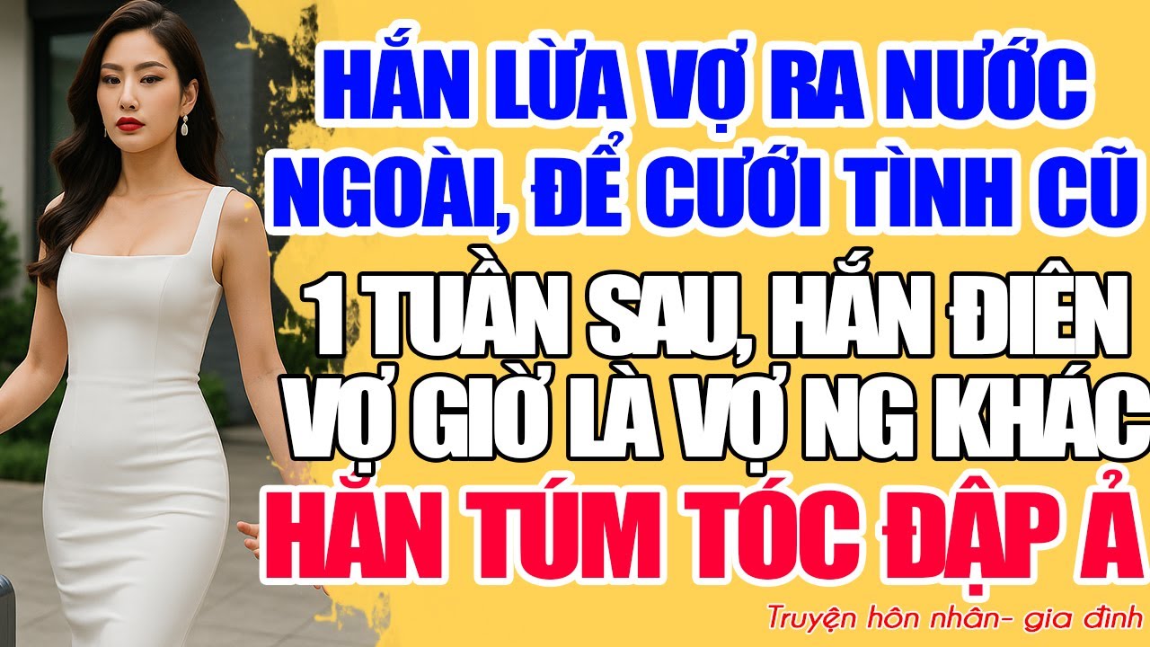 HẮN LỪA VỢ RA NƯỚC NGOÀI, ĐỂ CƯỚI TÌNH CŨ, 1 TUẦN SAU, HẮN PHÁT ĐIÊN BIẾT VỢ MÌNH GIỜ LÀ VỢ NG KHÁC