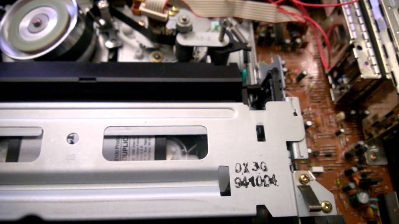 Inside of modded VCR and Sima Video CopyMaster