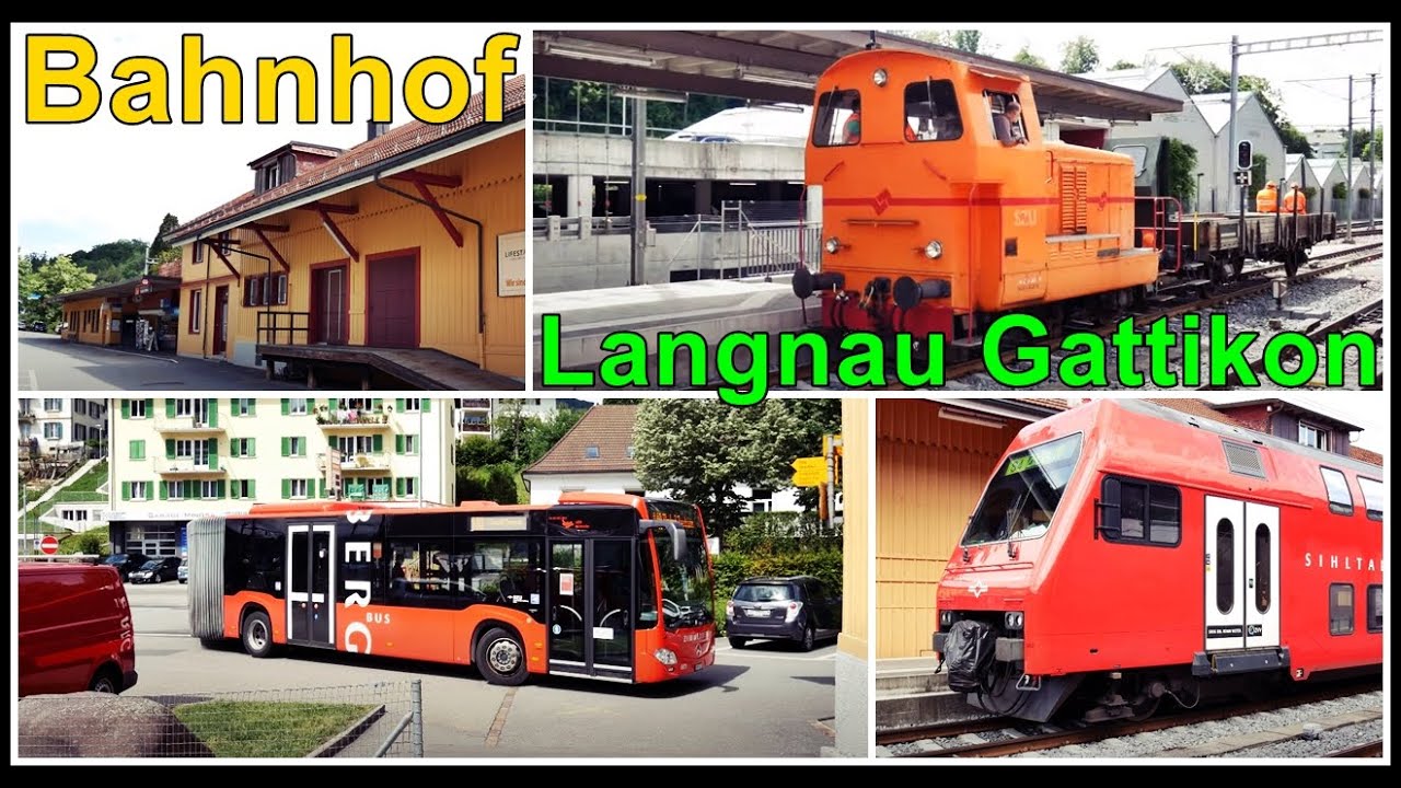 Sihltal Zürich Uetliberg Bahn SZU / Bahnhof Langnau - Gattikon, Zürich, Schweiz 2020