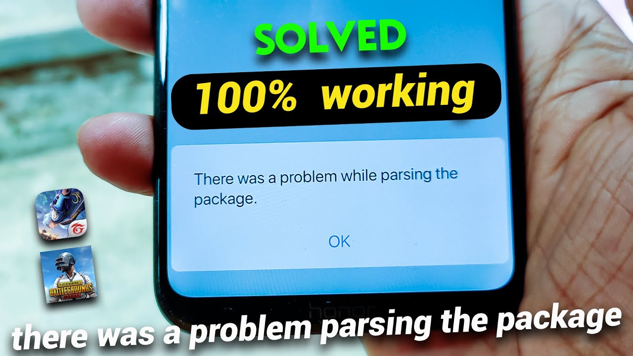 There was a problem parsing the package fix | how to fix app parse error