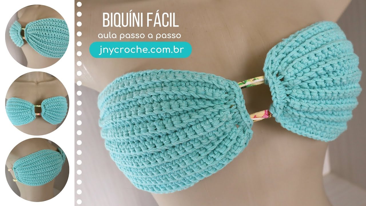 BIQUÍNI DE CROCHÊ ARGOLA - JNY Crochê