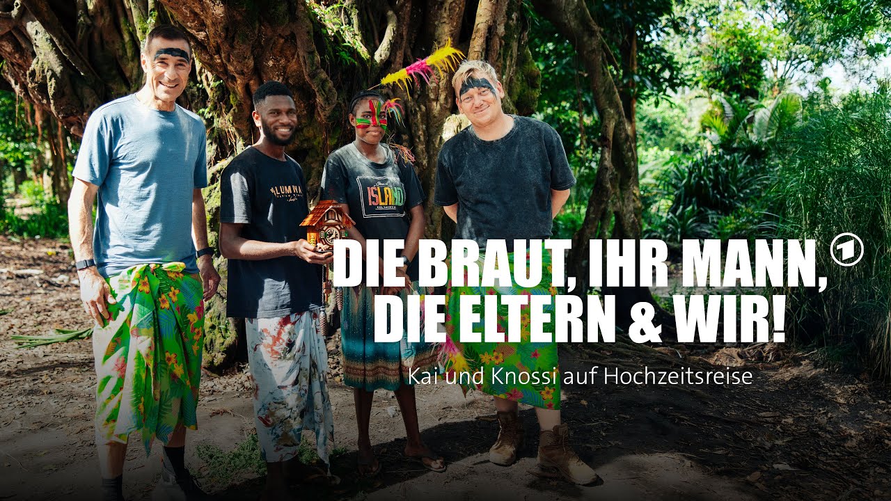 Heiraten im Dschungel von Vanuatu. Die Braut, Ihr Mann, Die Eltern und Wir! @Knossi und Kai