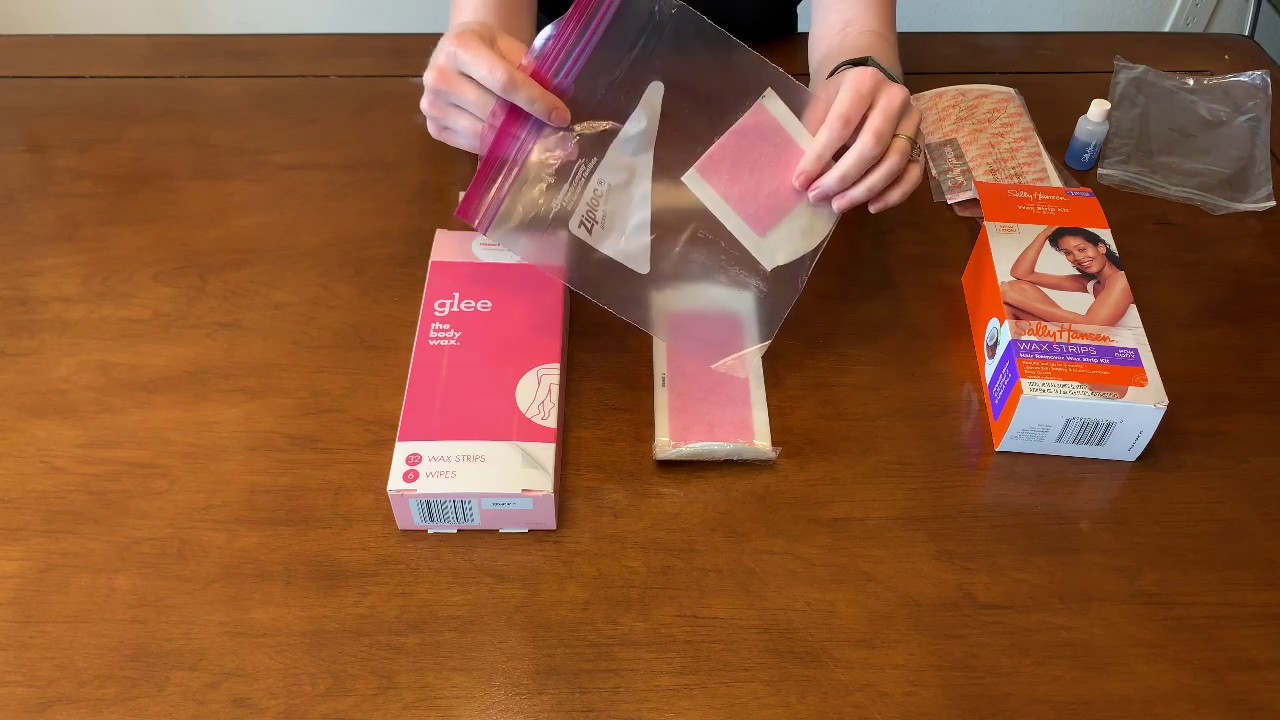 Wax Strips - Sally Hansen vs Glee - Review and Demonstration