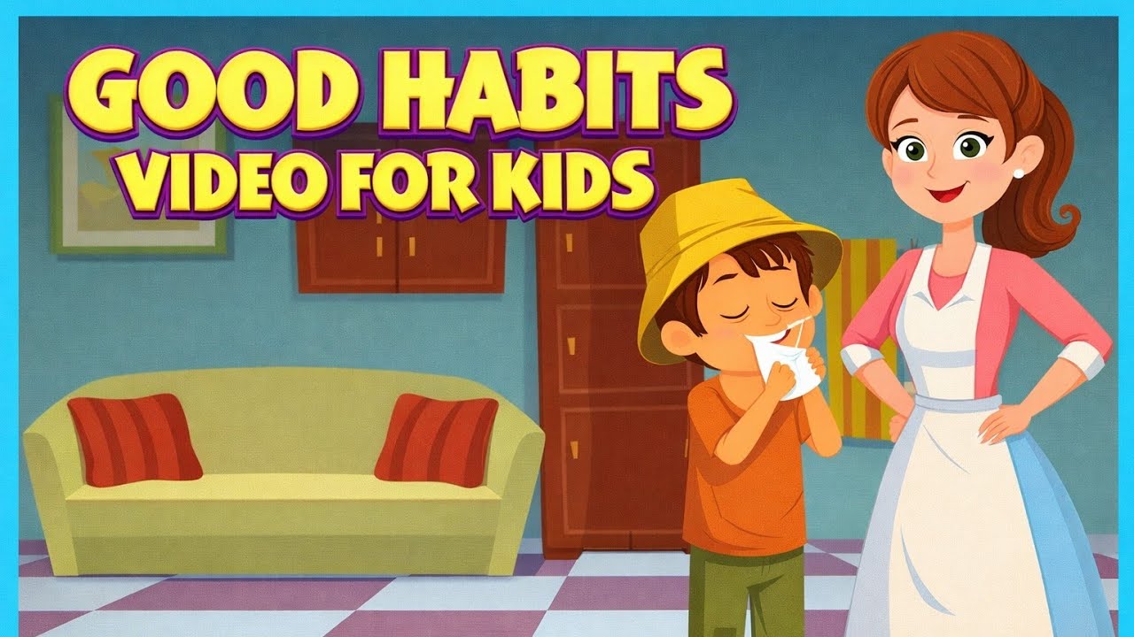 Daily Good Habits Every Child Should Follow 🪥🍎 #vairalvideo 