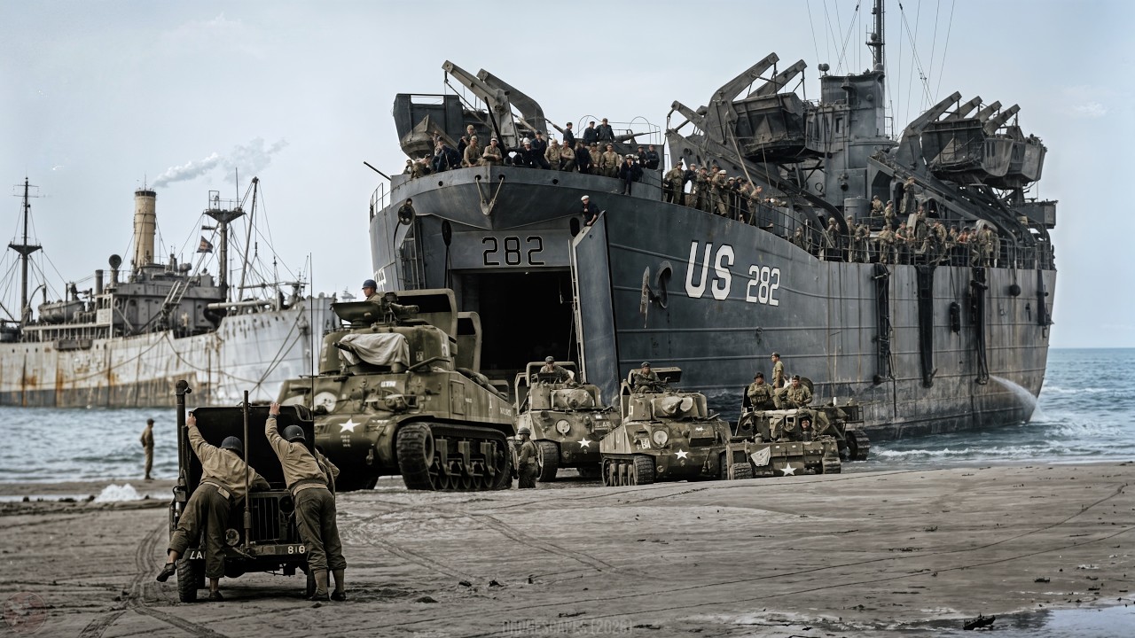 Rare Restored WWII Footage: The European Theater in Color