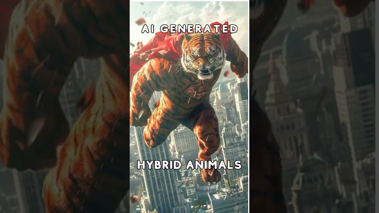 Your Ideas Turned Into Reality AI Generated Hybrid Animals! 🧬👀🤯 #shorts #hybrids