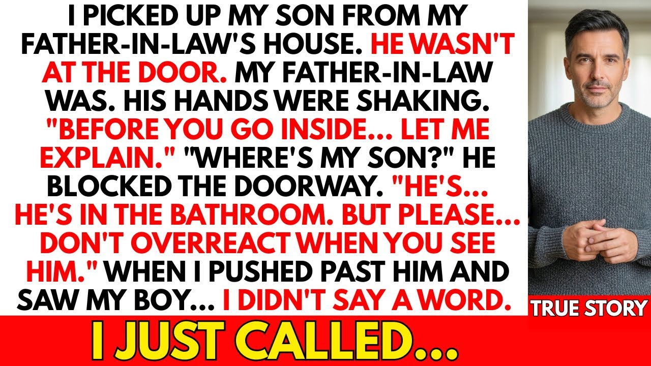 I Picked Up My Son From FIL's—He Blocked the Door and Said 'Don't Overreact When You See Him'