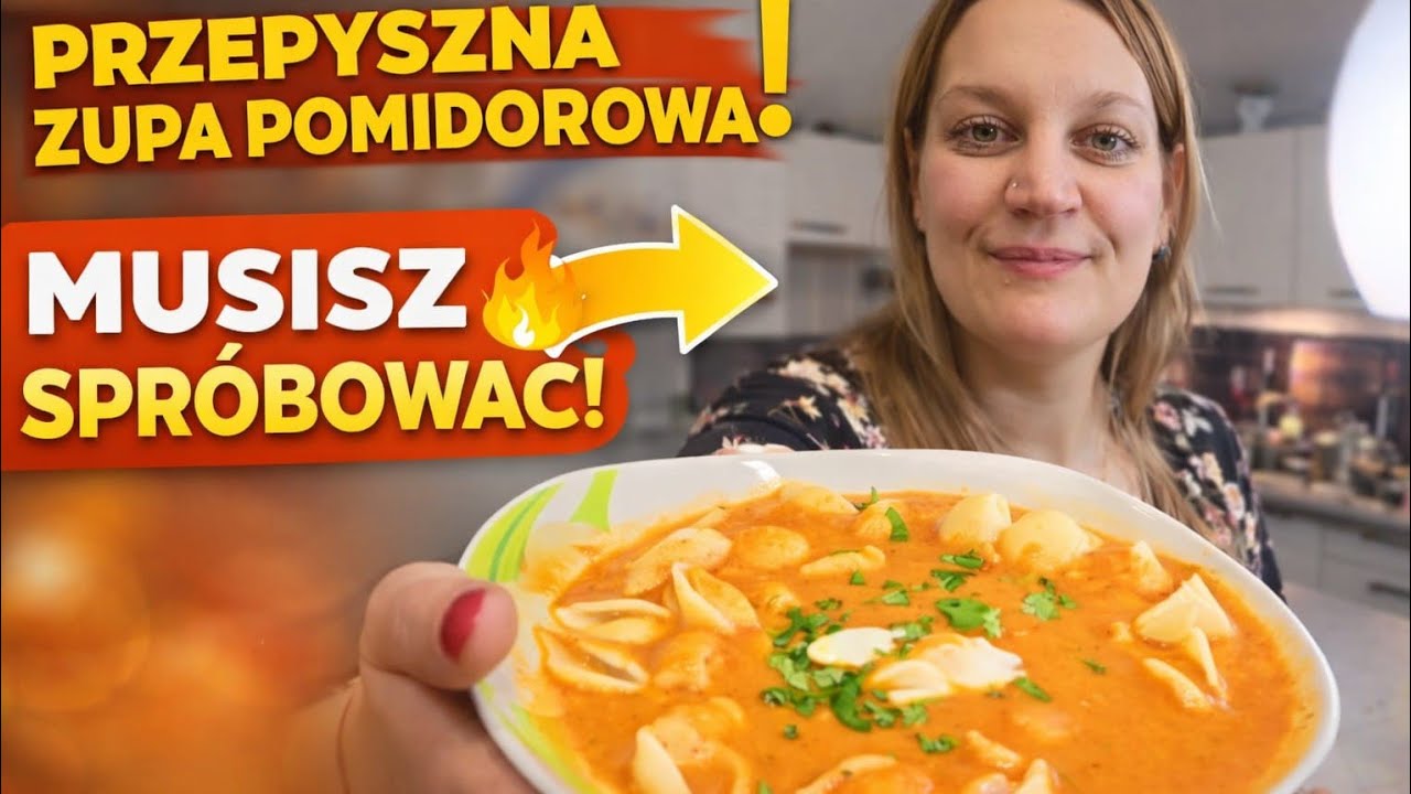 Zupa krem z pomidorów – prosto, szybko i po domowemu! 🍅