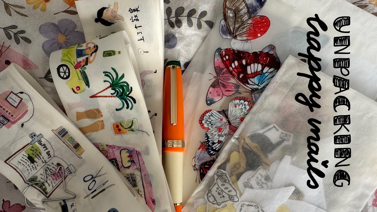 DESK TIME #46 | UNPACKING HAPPY MAILS